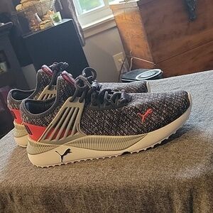 Puma Athletic Shoes - Black, Red, Gray